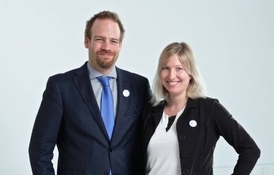 Christian Wunderlich und Leonie Gotthardt